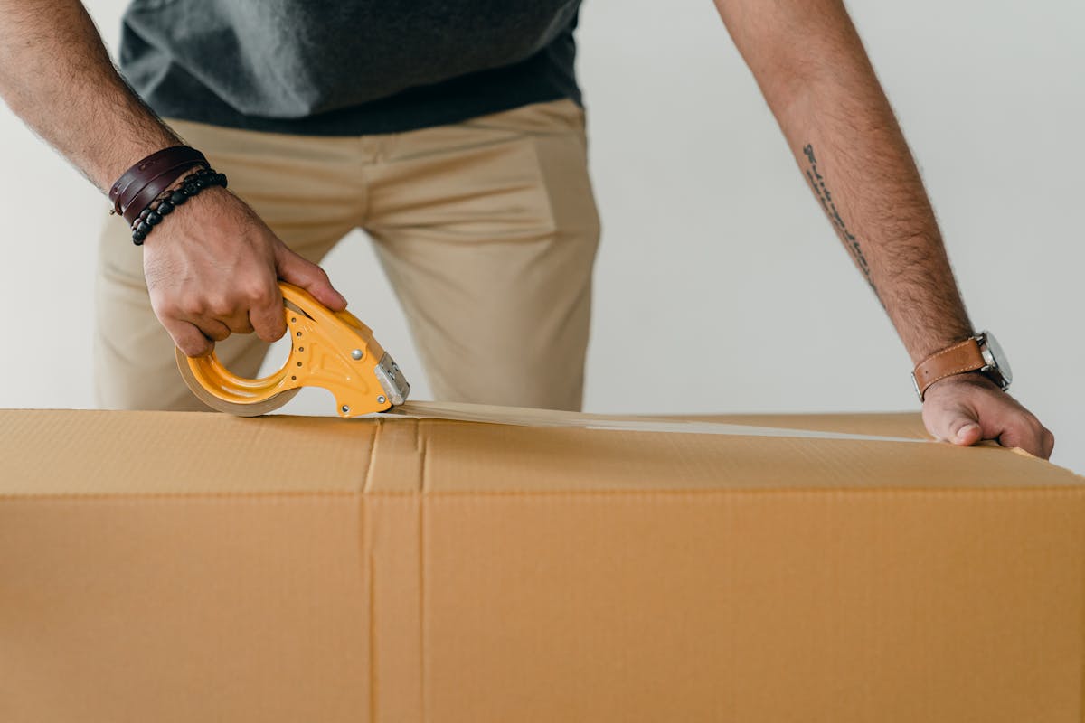 Packing an order for shipment